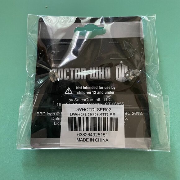 Doctor Who Post Style Earrings - Picture 3 of 4